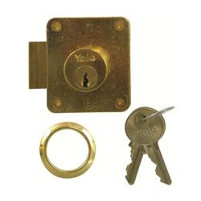 Yale 076 4 Pin Straight Drawer Ddeadlock  - 22mm cylinder projection