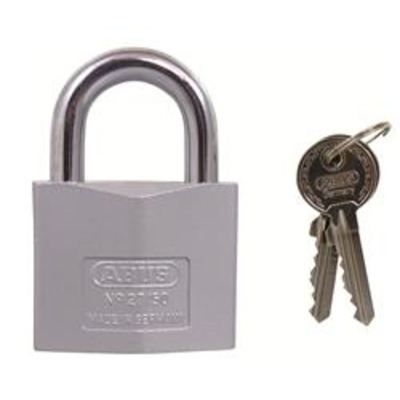 Abus 27 Series Silver Rock Padlocks  - Key to differ