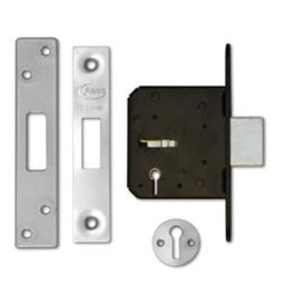 ASEC 3 Lever Deadlock - 64mm PB KD Bagged