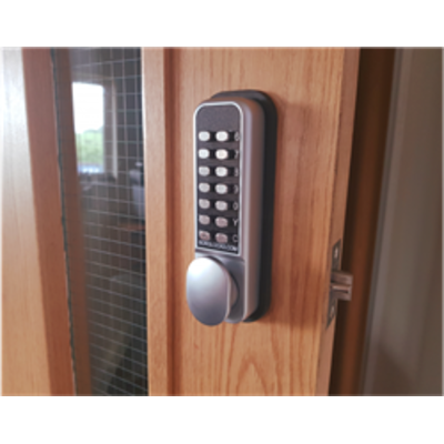 Borg Locks BL2201 ECP - Tubular latch, inside paddle handle with holdback & ECP coding chamber - 70mm Tubular Latch