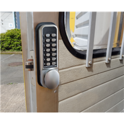 Borg Locks BL2002 - 28mm ali latch & non-holdback inside paddle handle - 28mm ali latch