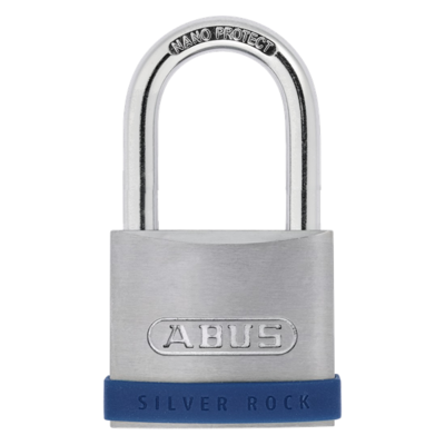 ABUS Silver Rock 5 Long Shackle Padlock - 40mm KD Visi - 40mm Shackle
