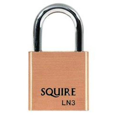 SQUIRE Lion Range Brass Open Shackle Padlocks - L30118