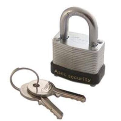 ASEC 787 & 797 Open Shackle Laminated Padlock - AS2538