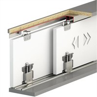 E-Slide Wardrobe Sliding Door Kit - 4 Door - 2400mm Track