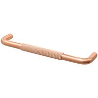 Insignia - Knurled D Shaped Cabinet Drawer Handle - Satin Copper